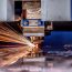 Cnc,Laser,Cutting,Of,Metal,,Modern,Industrial,Technology.,Small,Depth