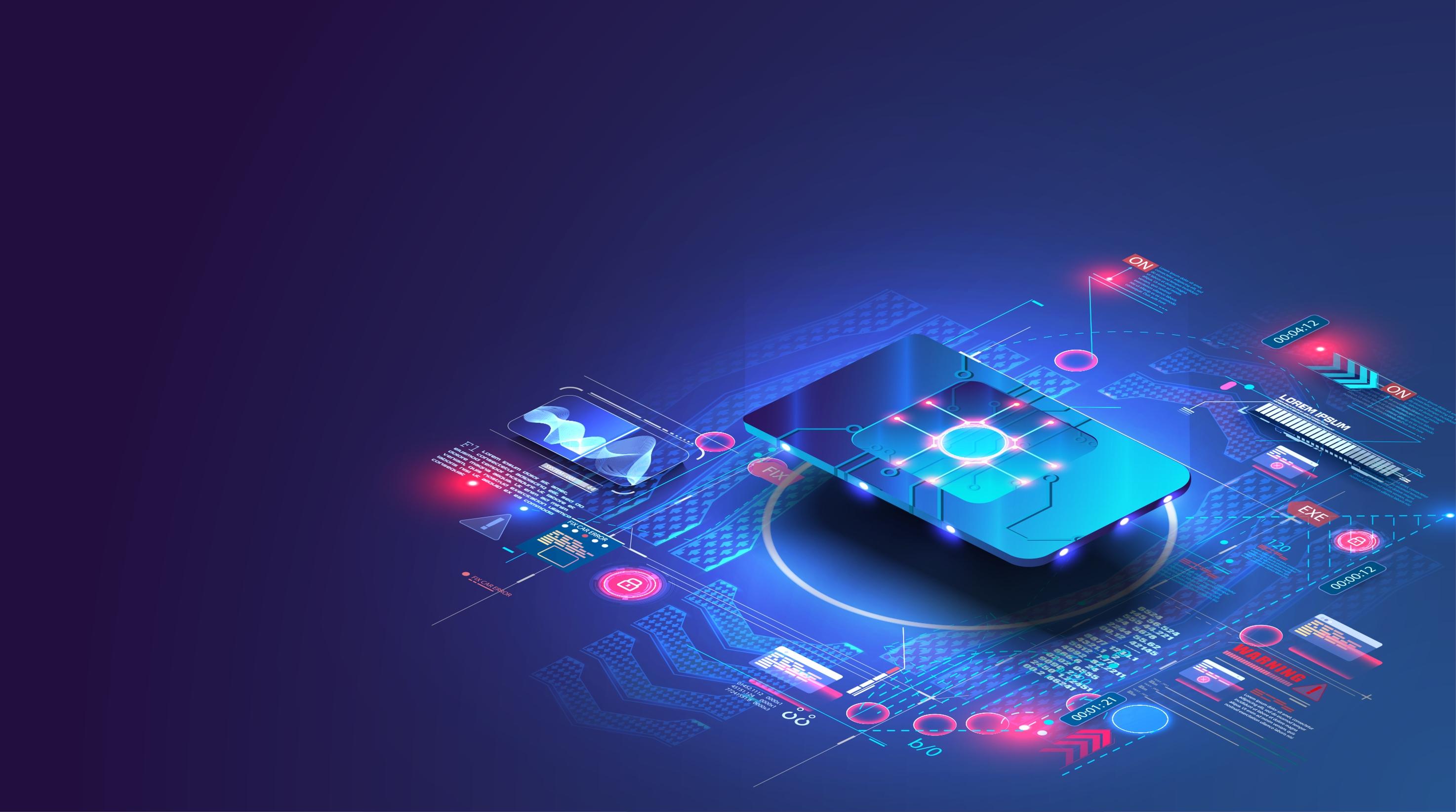Esim,Card,Chip,Sign.,Embedded,Sim,Concept.,New,Mobile,Communication