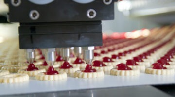 production cookie in factory